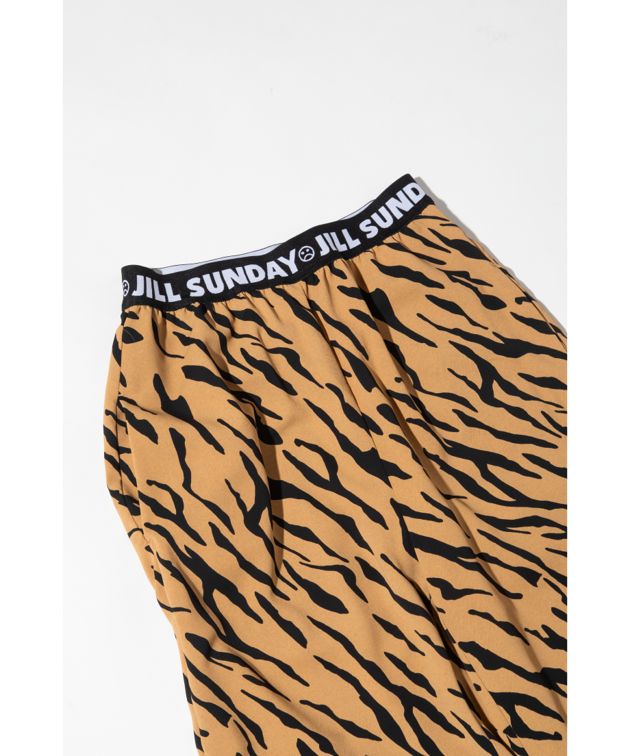 速乾】ゼブラ柄ジャガードゴムパンツ【WCJ-TC-140BEG】 | WCJ