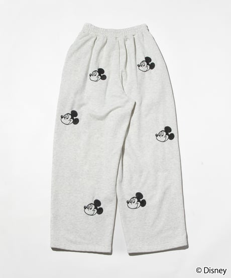 Disney / EMBROIDERY SWEAT PANTS(ミッキー)【WCJ-TD-045GRY01】