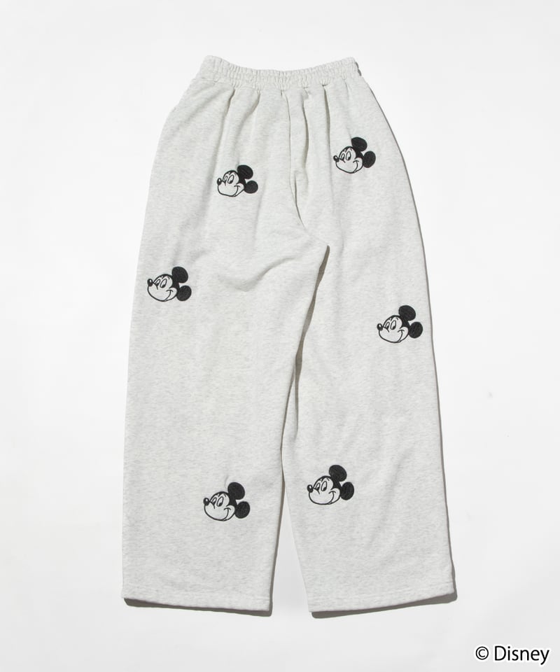 Disney / EMBROIDERY SWEAT PANTS(ミッキー)【WCJ-TD-04