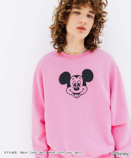Disney / SWEAT TOP(ミッキー)【WCJ-NA-049PNK01】