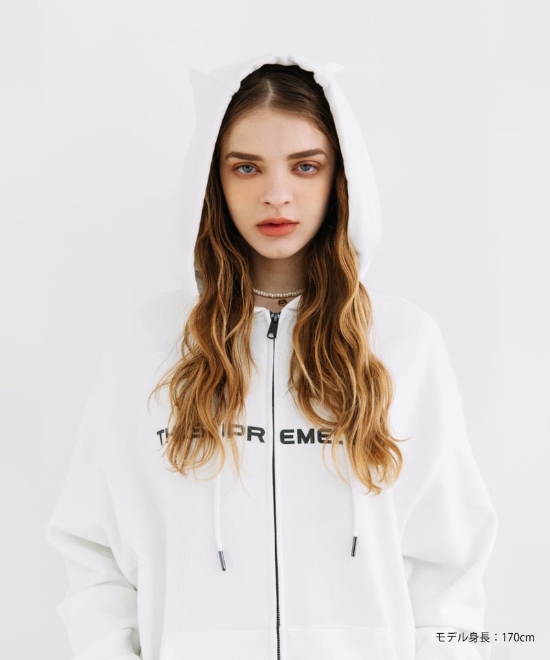 ZIP UP HOODIE【WCJ-LK-025WHT】 | WCJ OFFICIAL WEB