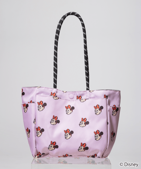 【撥水】Disney / REVERSIBLE TOTE BAG(ミニー)【WCJ-TD-012BLK-PNK02】※5月下旬発売予定