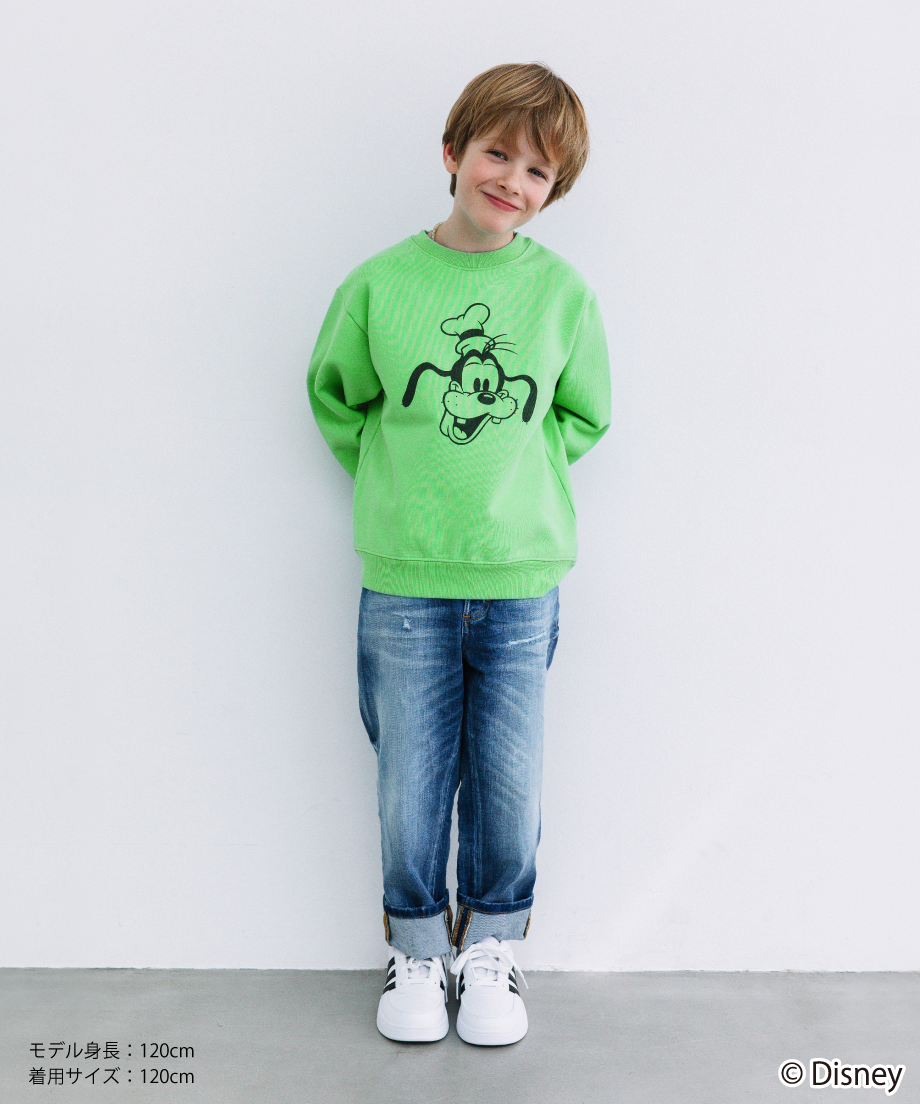 【1回着用★完売商品★WCJ】Disney SWEAT BIG TOP Disney / BIG SWEAT TOP(ミッキー)【WCJ-NA-041DGY01】 |