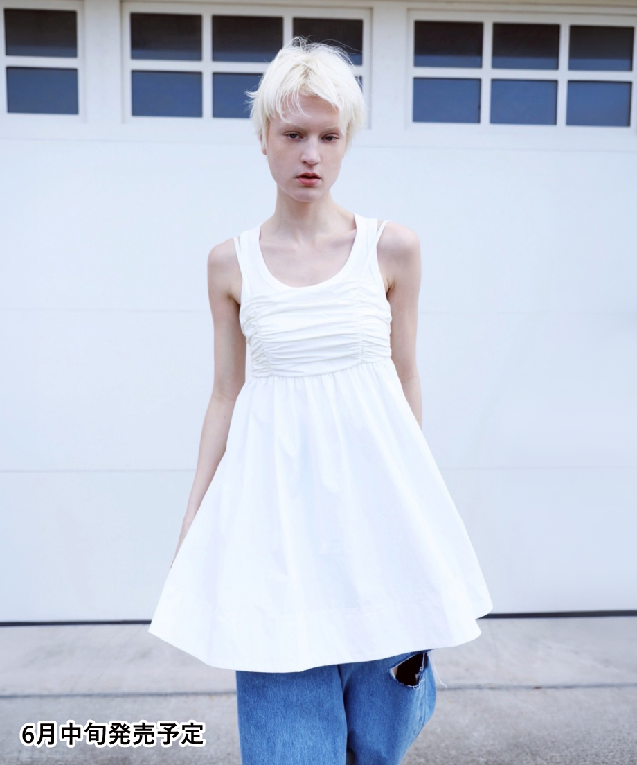 裾フレアチュニック【WCJ-PP-146WHT】※6月中旬発売予定 | WCJ OFFICIA
