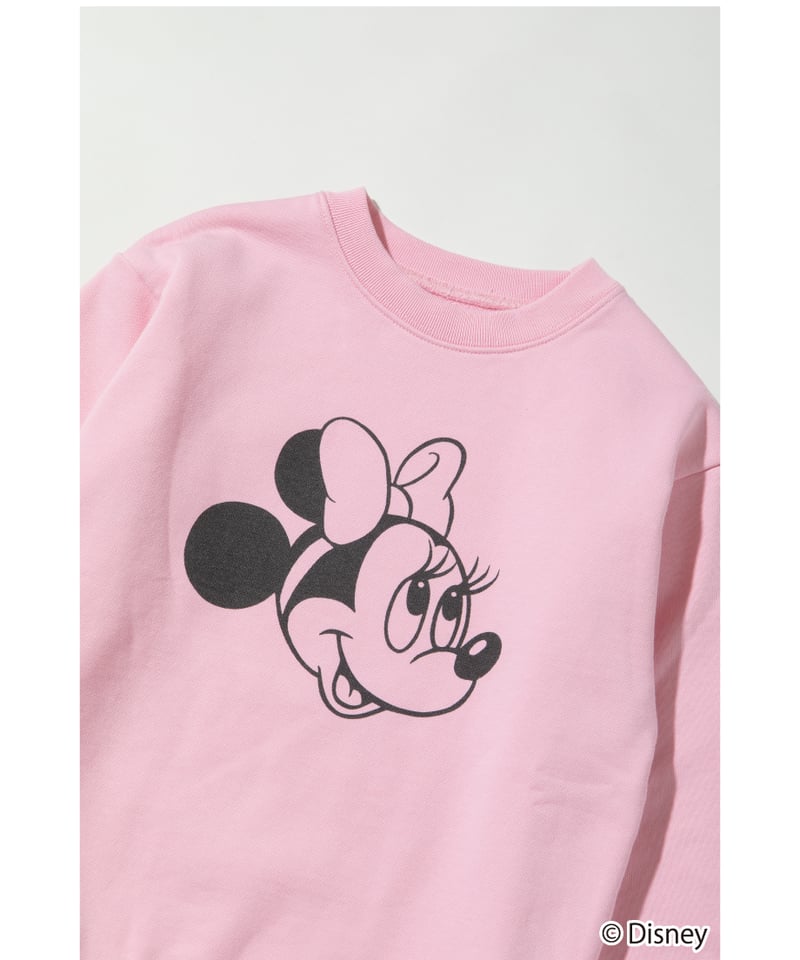 Disney / KIDS SWEAT TOP(ミニー)【WCJ-TD-002PNK02】 |
