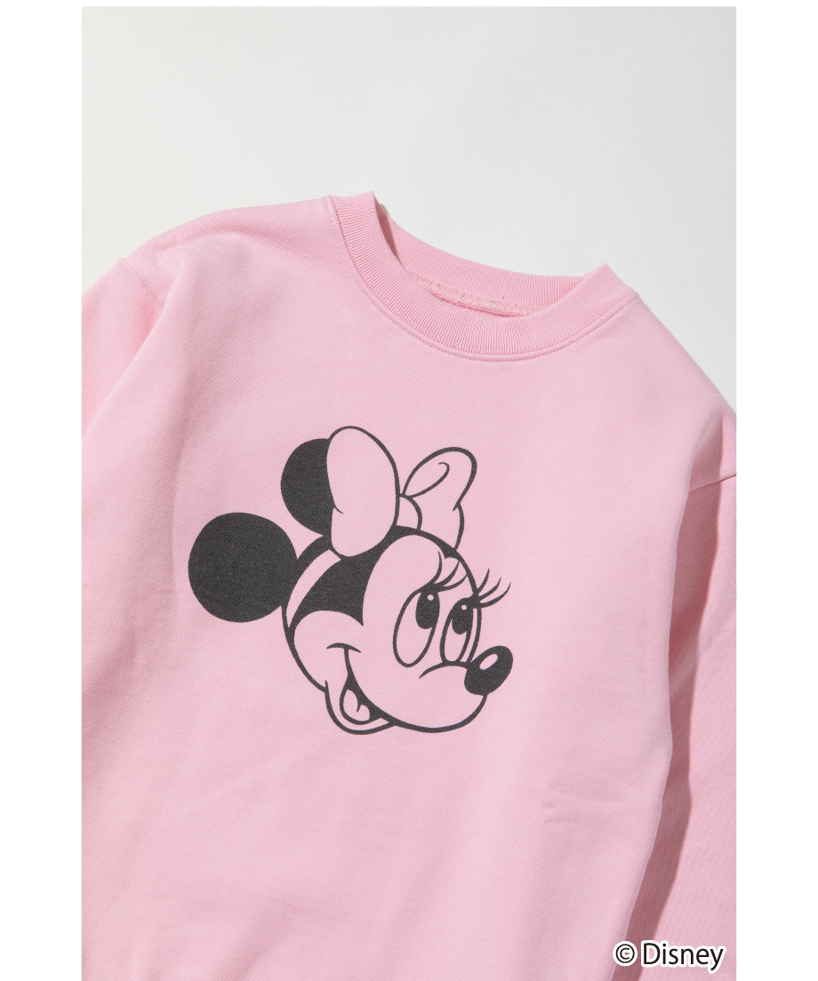 Disney / KIDS SWEAT TOP(ミニー)【WCJ-TD-002PNK02】 |