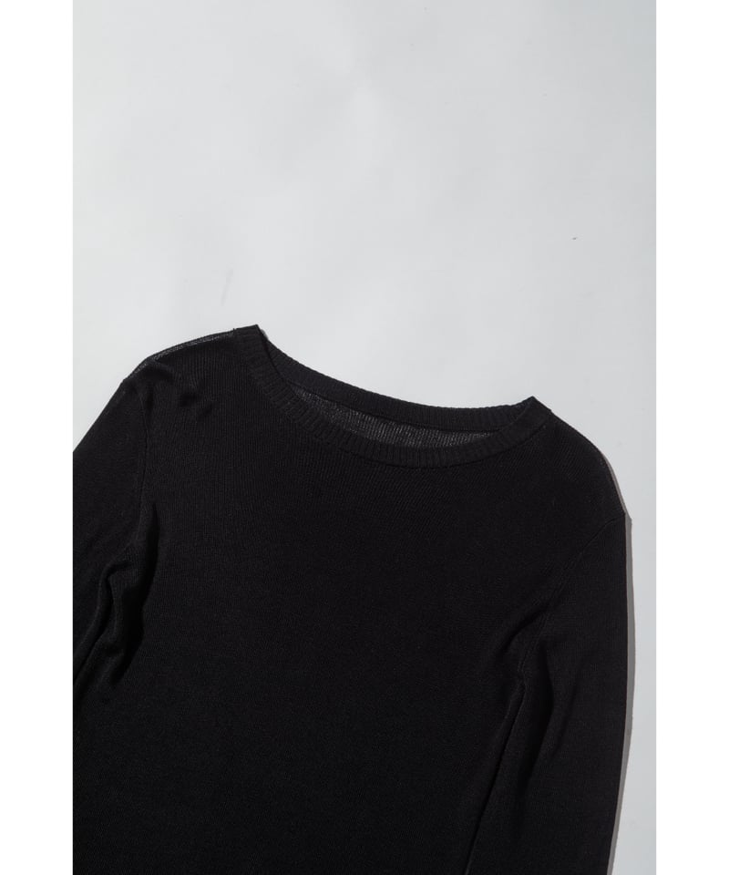 トップス WCJ シアーニットTOPS【WCJ-MK-029BLK】 | WCJ OFFICIAL WEB STORE