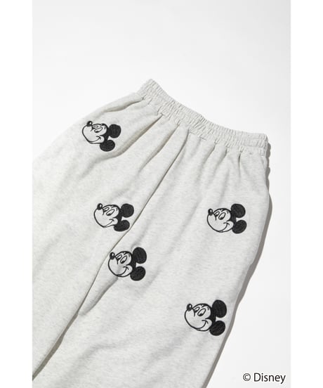 Disney / EMBROIDERY SWEAT PANTS(ミッキー)【WCJ-TD-045GRY01】