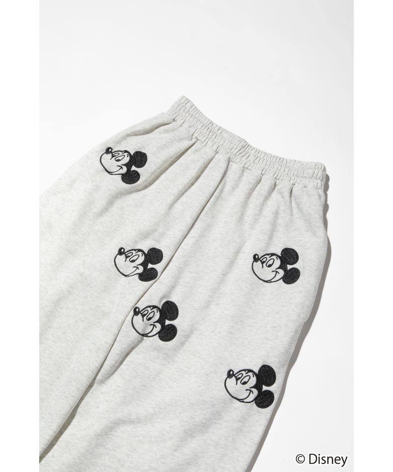 Disney / EMBROIDERY SWEAT PANTS(ミッキー)【WCJ-TD-04