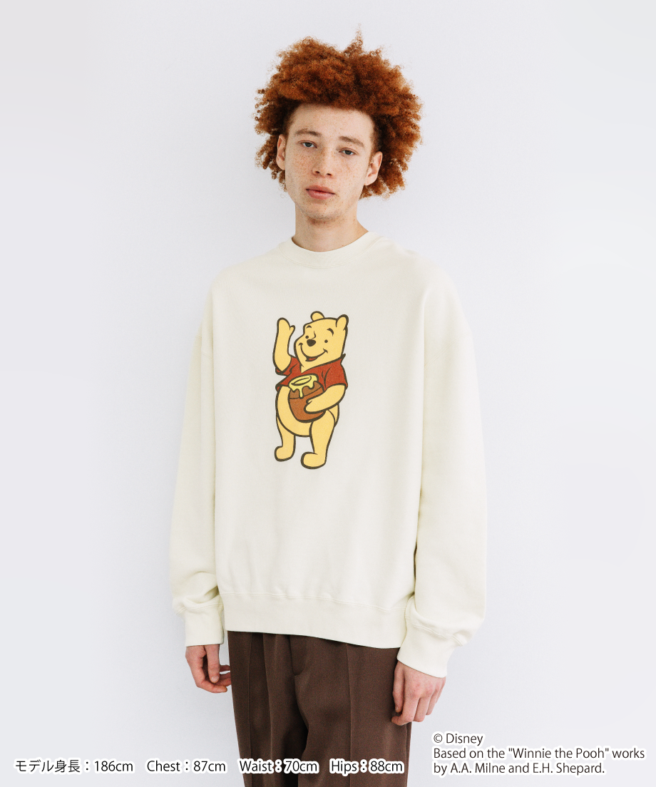 【美品】高さ70cmのスーパービッグプーさん Disney / BIG SWEAT TOP(プーさん)【WCJ-NA-041IVO09】 |