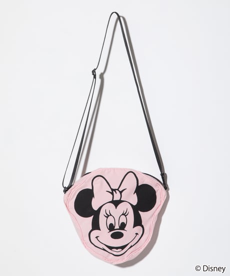 Disney / FACE DESIGN SHOULDER BAG（S）(ミニー)【WCJ-GC-057PNK02】