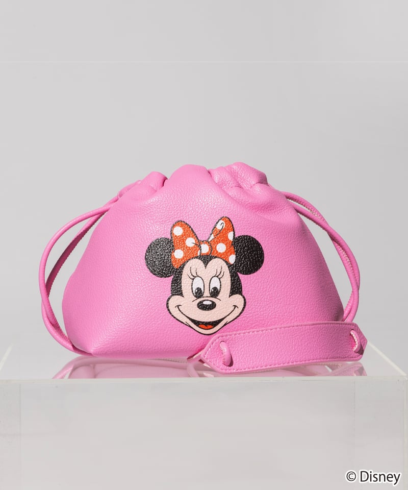 Disney / DRAWSTRING BAG(ミニー)【WCJ-TD-052PNK02】※7