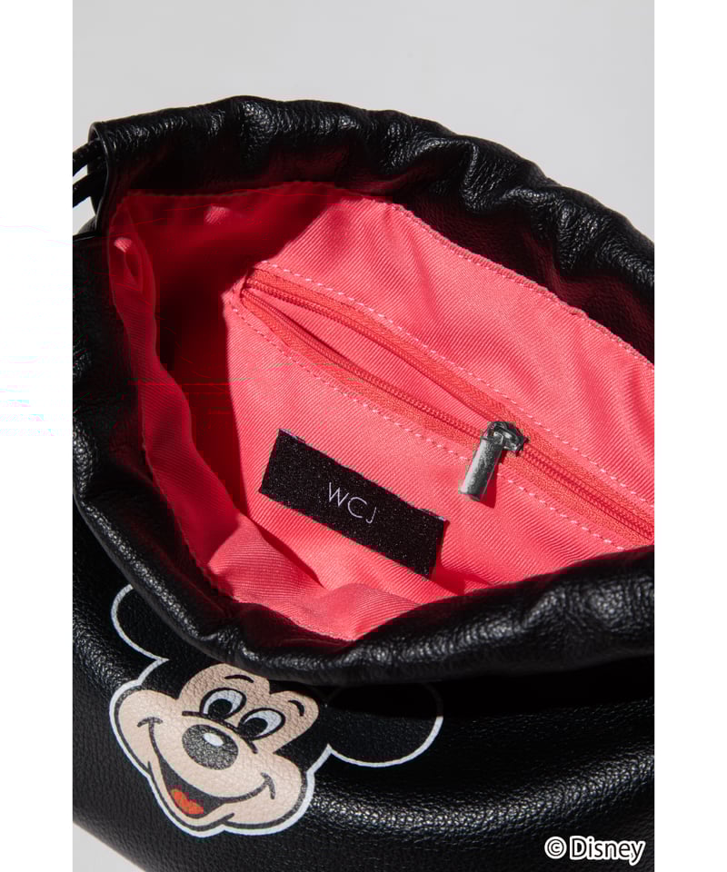 Disney / DRAWSTRING BAG(ミッキー)【WCJ-QU-115BLK01】 Disney / DRAWSTRING BAG(ミッキー)【WCJ-QU-115BLK01】