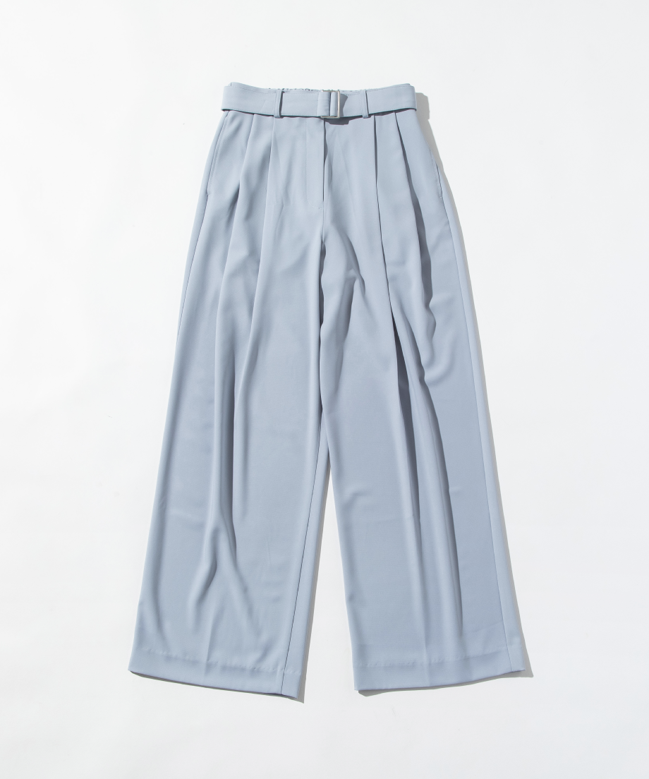 速乾】ベルト付きツータックパンツ【WCJ-TA-022SAX】 | WCJ