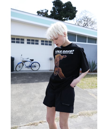 DOG TEE【WCJ-LK-031BLK】
