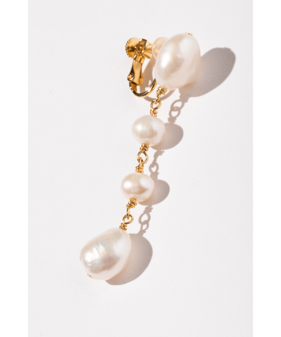 4連パールイヤリング【WCJ-GB-006PL】 | WCJ OFFICIAL WEB STORE 