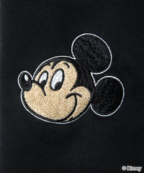 Disney / EMBROIDERY SWEAT PANTS(ミッキー)【WCJ-TD-045BLK01】