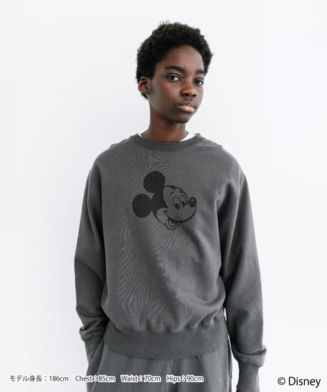 Disney / SWEAT TOP(ミッキー)【WCJ-NA-020DGY】
