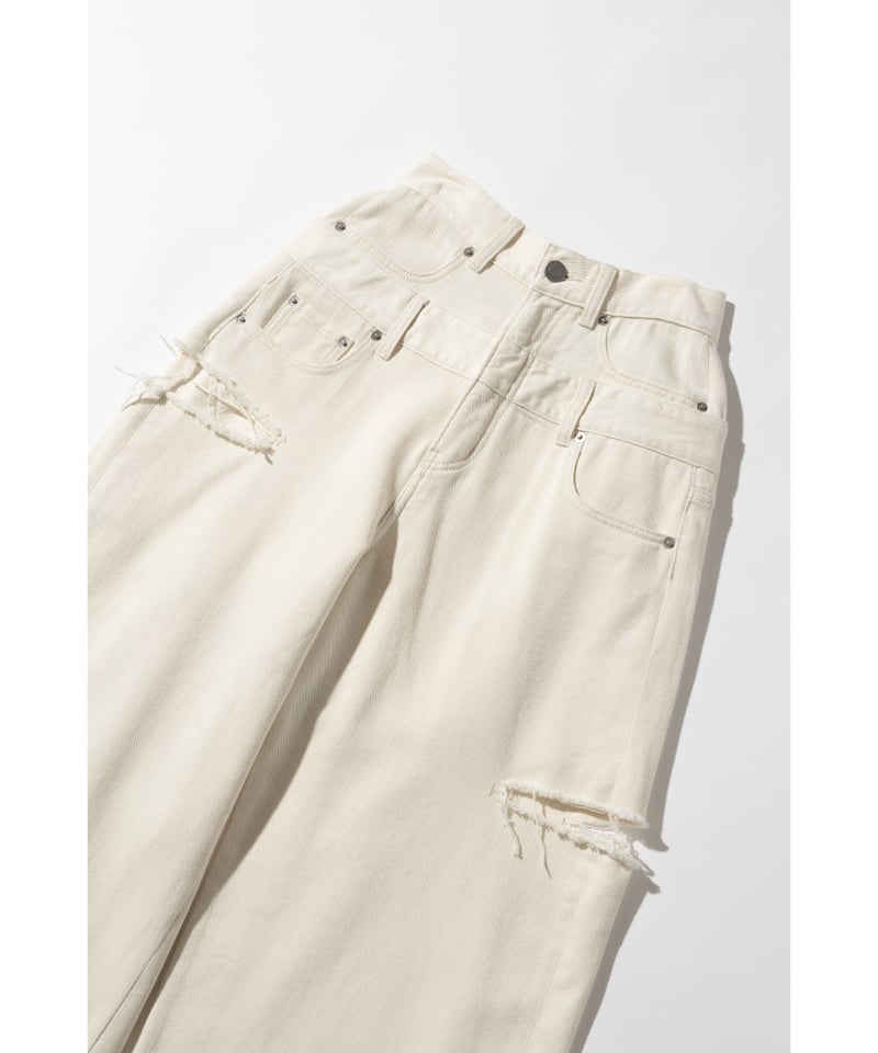 レイヤードパンツ【WCJ-GM-026IVO】 | WCJ OFFICIAL WEB STORE