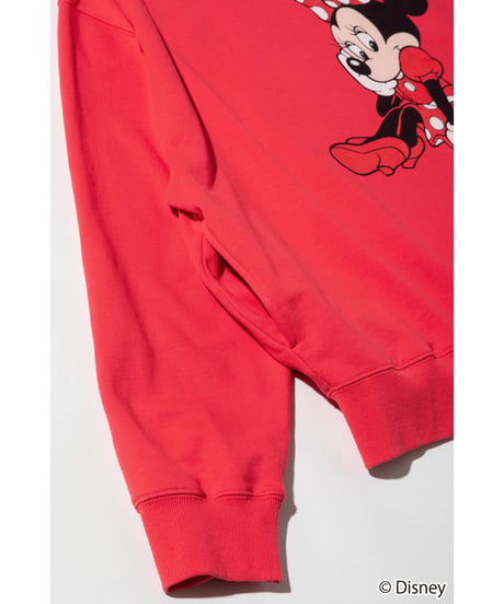 Disney / MINNIE SWEAT TOP【WCJ-TD-021RED】