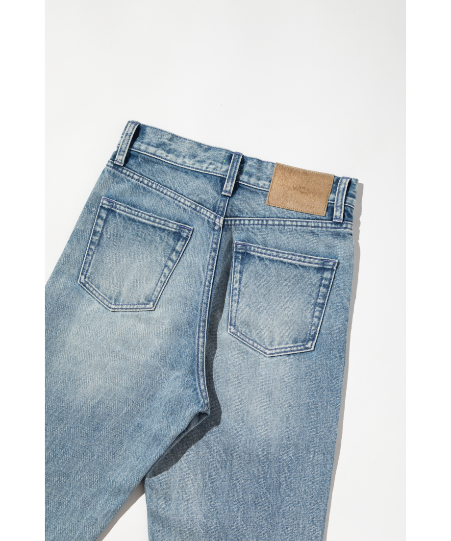 SLIM KNEE CUT DENIM PANTS【WCJ-GM-013BU】 | WCJ O