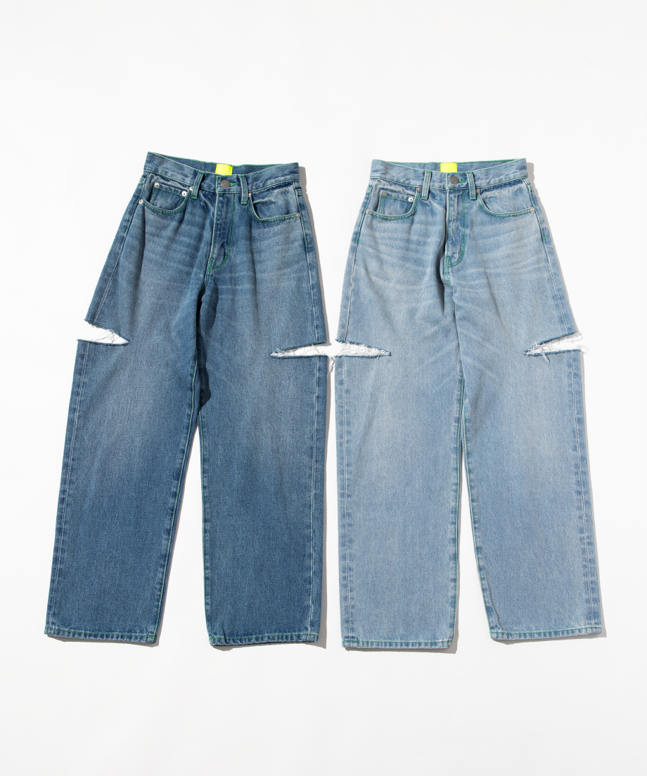 SIDE CUT DENIM PANTS【WCJ-GM-014BU】 | WCJ OFFICI