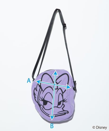 Disney / FACE DESIGN SHOULDER BAG（S）(デイジー)【WCJ-GC-057PUR04】