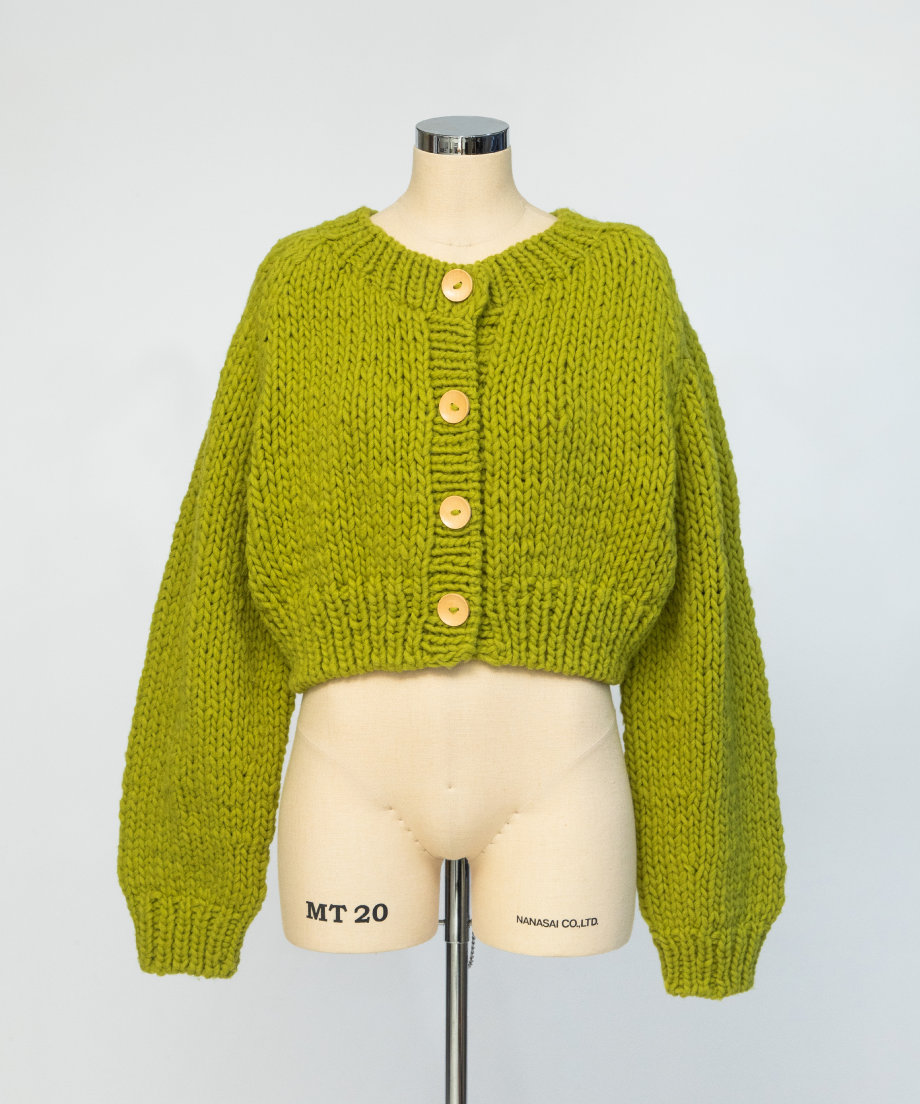 ハンドニットカーディガン【WCJ-NA-001LIM】 | WCJ OFFICIAL WEB