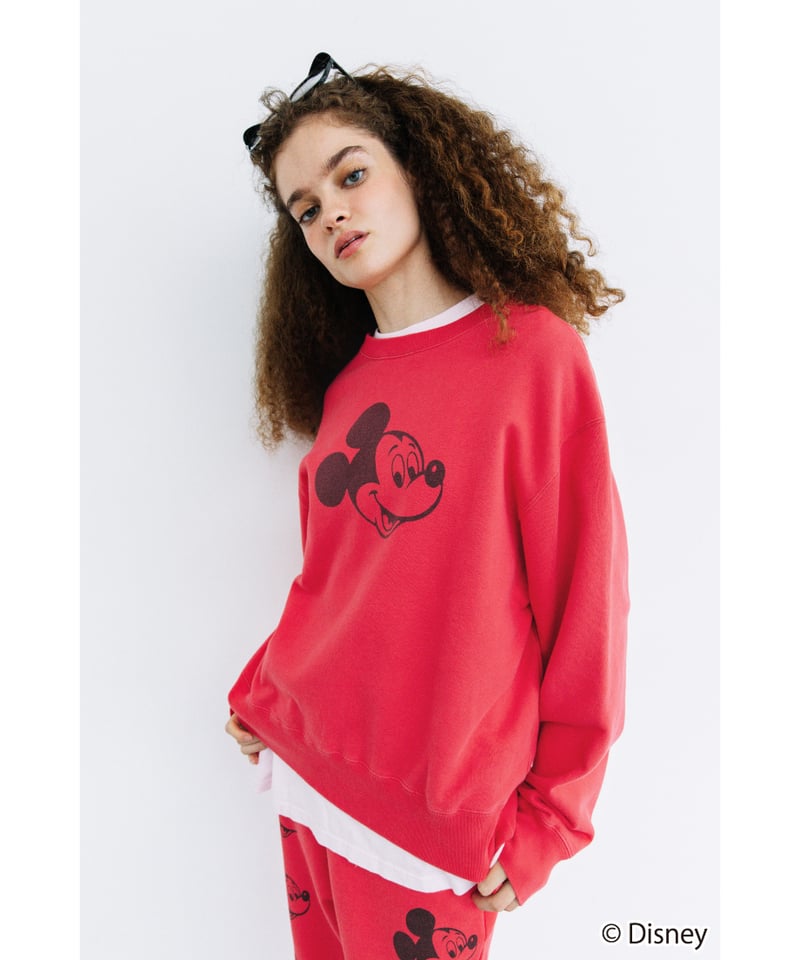 WCJ Disney / BIG SWEAT TOP(ミッキー) Disney / BIG SWEAT TOP(ミッキー)【WCJ-NA-041DGY01】 |