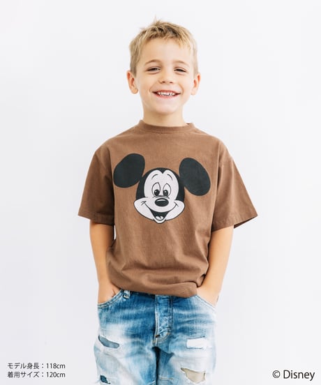 Disney / KIDS TEE（ミッキー）【WCJ-GC-051BRN01】