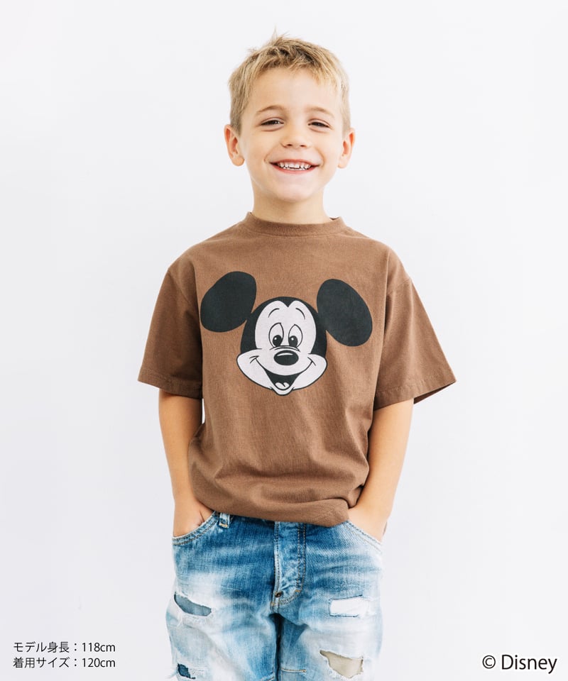Disney / KIDS TEE（ミッキー）【WCJ-GC-051BRN01】 | WCJ