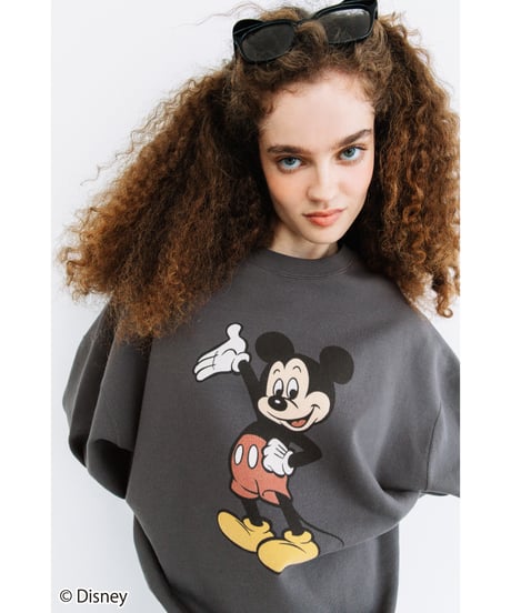 Disney / BIG SWEAT TOP(ミッキー)【WCJ-NA-041DGY01】