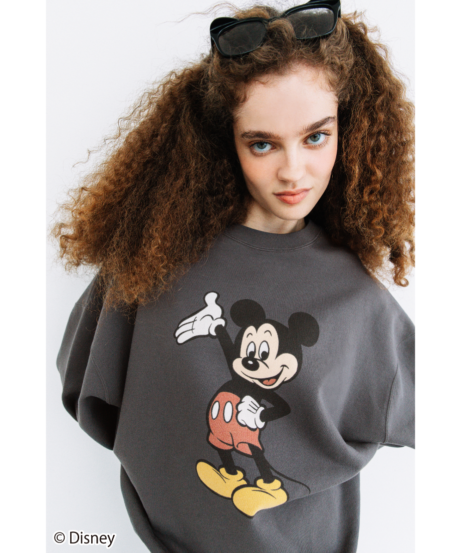Disney / BIG SWEAT TOP(ミッキー)【WCJ-NA-041DGY01】 |