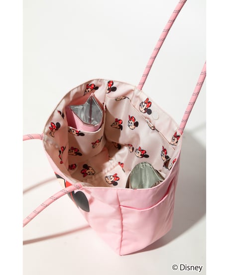 【撥水】Disney / REVERSIBLE TOTE BAG(ミニー)【WCJ-TD-012PNK-BEG02】