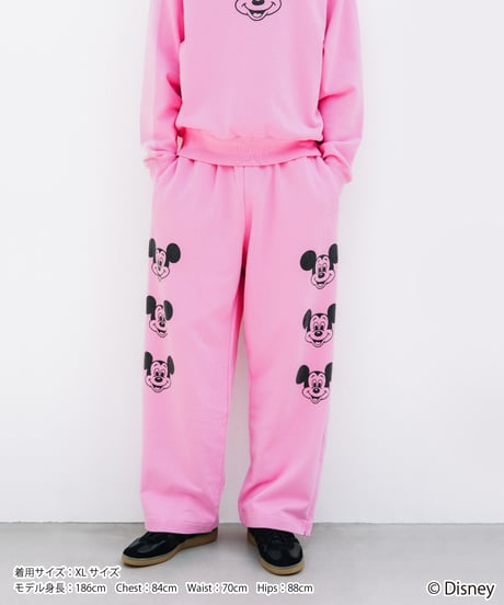 Disney / SWEAT PANTS(ミッキー)【WCJ-NA-050PNK01】
