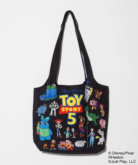 【撥水】Disney&Pixar / TOY STORY 5 / 膨張エコバッグ【WCJ-TD-058BLK】