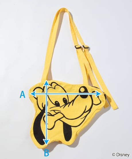 Disney / FACE DESIGN SHOULDER BAG(プルート)【WCJ-GC-056YEL07】
