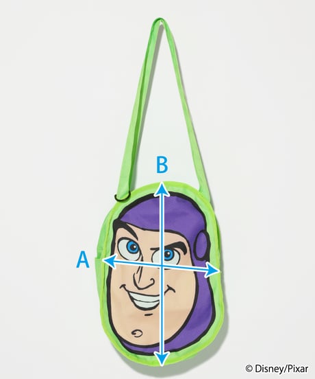 Disney&Pixar / TOY STORY / FACE DESIGN COLOR TOTE BAG(バズ・ライトイヤー)【WCJ-GC-061GRN22】※6月下旬発売予定
