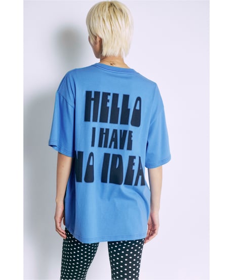 I HAVE NO IDEA TEE【WCJ-TC-145BLU】