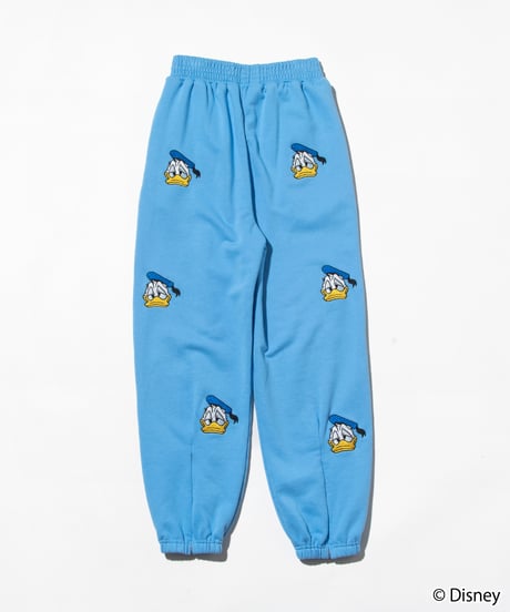Disney / EMBROIDERY SWEAT PANTS(ドナルド)【WCJ-TD-045BLU03】
