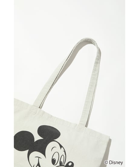 Disney / WIDE TOTE BAG(ミッキー)【WCJ-TD-006GRY01】
