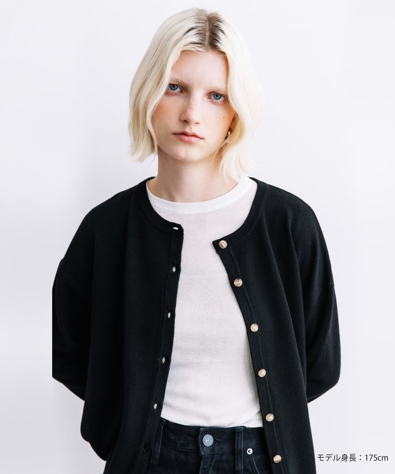 【新品未使用】WCJ ハンドニットカーディガン モカ ニットカーディガン【WCJ-MK-031BLK】 | WCJ OFFICIAL WEB STORE