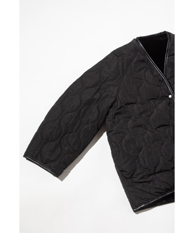 ひょうたんキルトリバーシブルコート【WCJ-JF-064BLK-BLK】 | WCJ OFFI