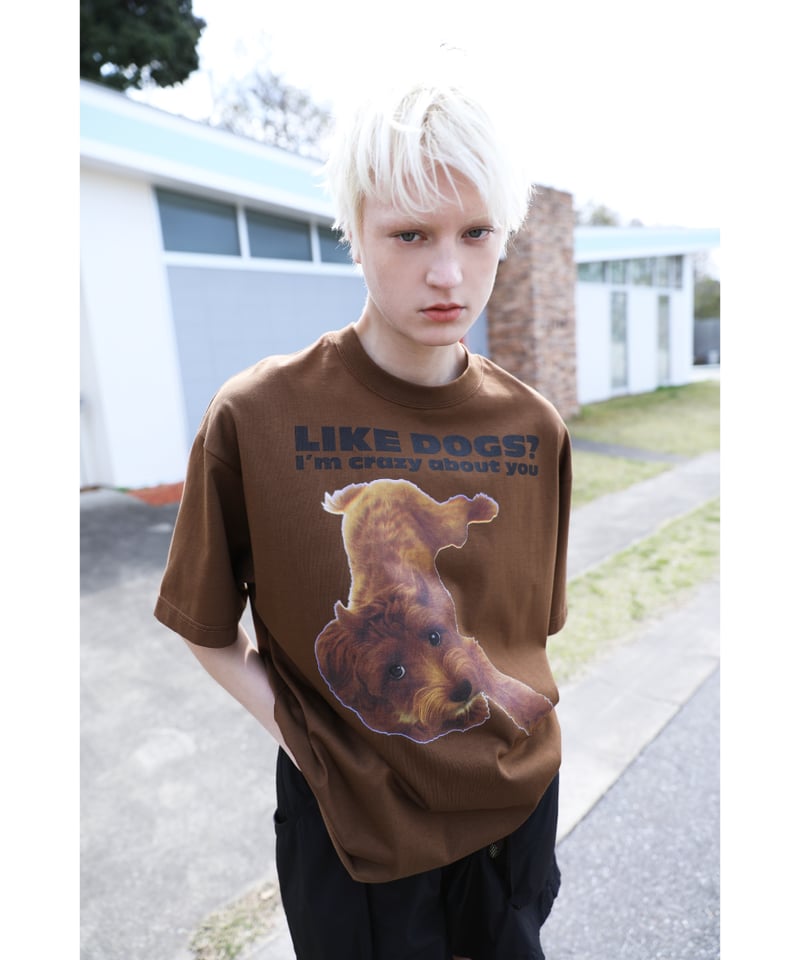 DOG TEE【WCJ-LK-031BRN】 | WCJ OFFICIAL WEB STORE
