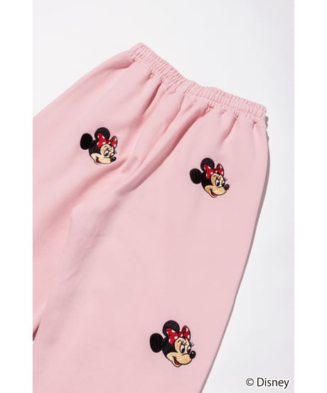 Disney / EMBROIDERY SWEAT PANTS(ミニー)【WCJ-TD-045LPK02】