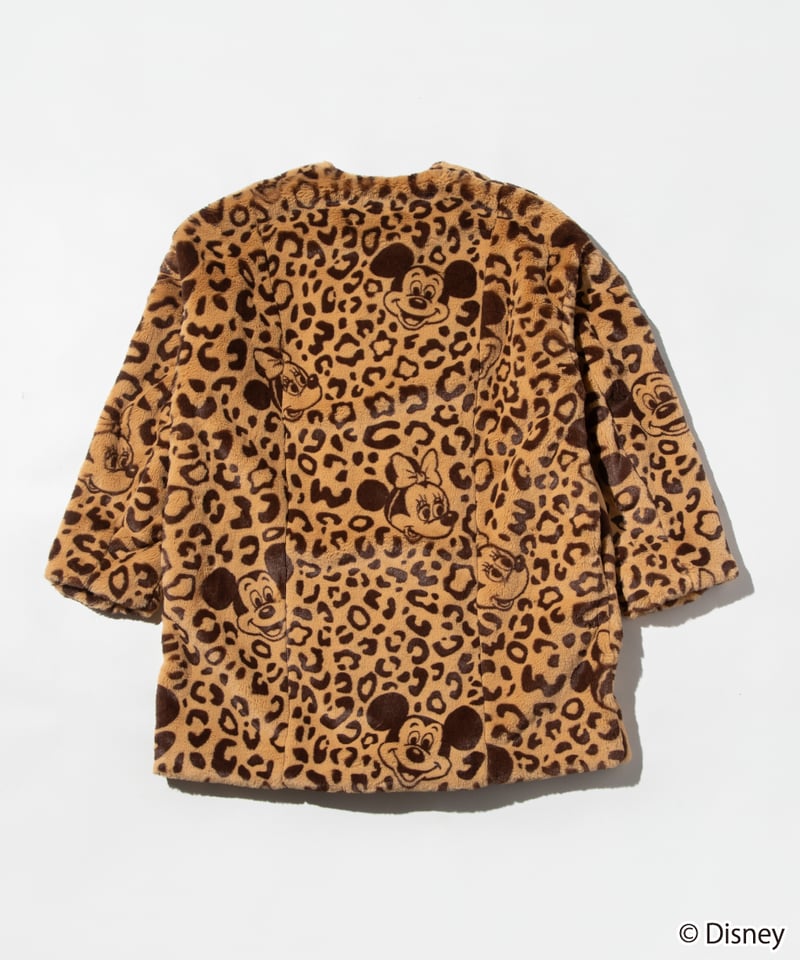 Disney / LEOPARD DESIGN COAT【WCJ-NA-048BEG-BRN】