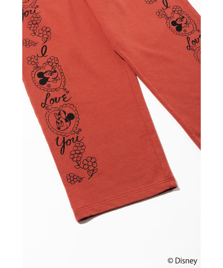 Disney / SWEAT PANTS(ミッキー&ミニー)【WCJ-TD-053RED26】
