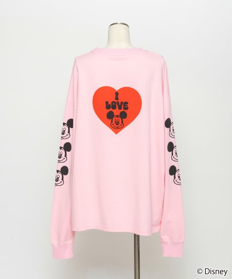 Disney / I LOVE LS TEE【WCJ-TD-049PNK】