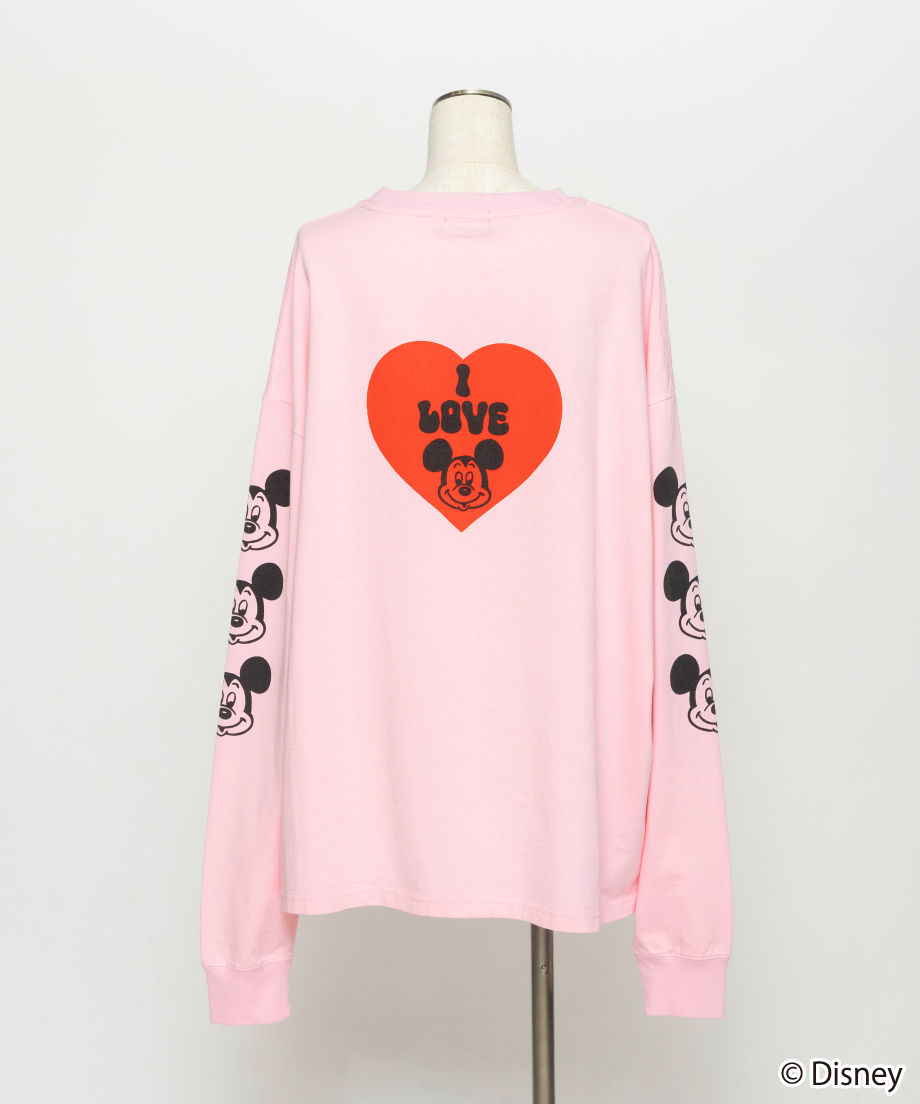 Disney / I LOVE LS TEE【WCJ-TD-049PNK】※3月下旬発売予定