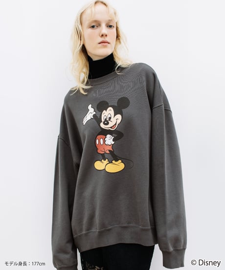 Disney / BIG SWEAT TOP(ミッキー)【WCJ-NA-041DGY01】